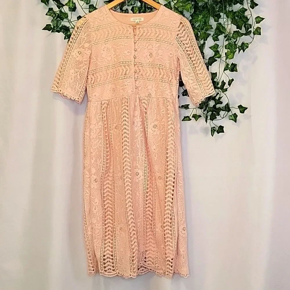 Orange Creek. Boho Lace Dress. Size Small. EUC